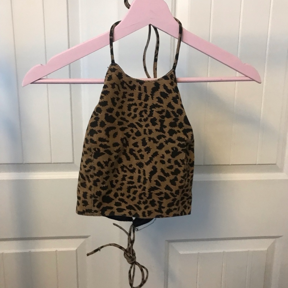 Cheetah Halter Top